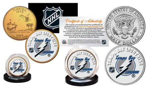 VANCOUVER CANUCKS NHL Hockey JFK Kennedy Half Dollar U.S. Coin - Officially Licensed