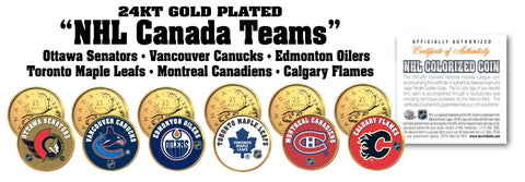 VANCOUVER CANUCKS NHL Hockey JFK Kennedy Half Dollar U.S. Coin - Officially Licensed