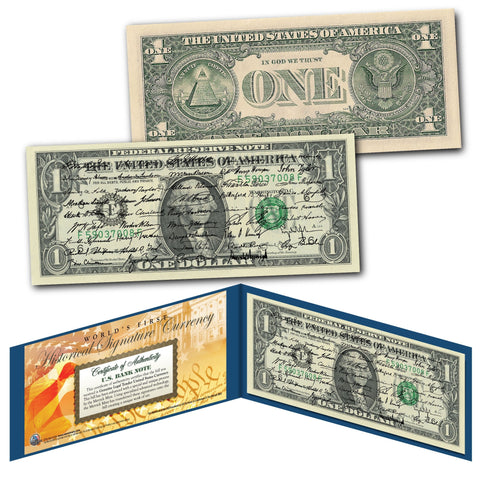FRANKLIN PIERCE * 14th U.S. President * Colorized Presidential $2 Bill U.S. Genuine Legal Tender