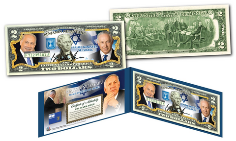 ALL 45 U.S. PRESIDENT SIGNATURES Genuine Legal Tender US $2 Bill - World's First - NEW