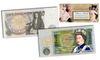 *MUST SEE* - QUEEN ELIZABETH II Colorized BANK OF ENGLAND One Pound Note (Extremely Rare & Limited)