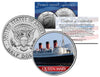 RMS QUEEN MARY Ocean Liner - Colorized JFK Kennedy Half Dollar US Coin Collectible  - U.S. Legal Tender