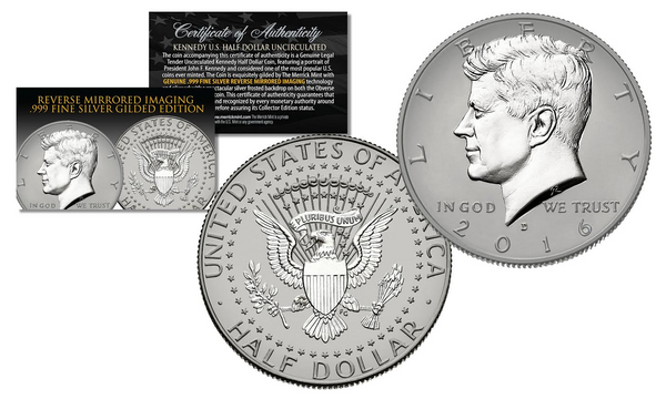 Moneta Colorata Da Mezzo Dollaro USA - JFK Kennedy - Edizione Speciale OCTOPUS