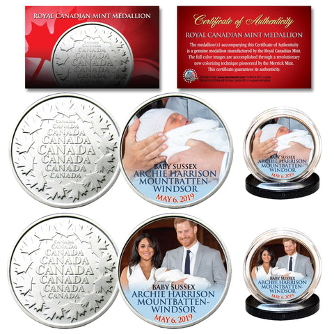 PRINCE HARRY & MEGHAN MARKLE Official Portraits Royal Wedding May 19, 2018 Genuine U.S. JFK Kennedy Half Dollar 2-Coin Set