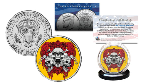 MONEY POWER RESPECT - Floyd Mayweather - JFK Kennedy Half Dollar US Colorized Coin