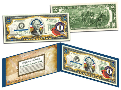 TENNESSEE $2 Statehood TN State Two-Dollar U.S. Bill - Genuine Legal Tender