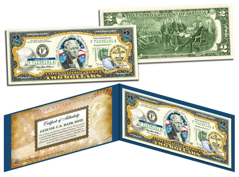 COLORADO $2 Statehood CO State Two-Dollar U.S. Bill - Genuine Legal Tender