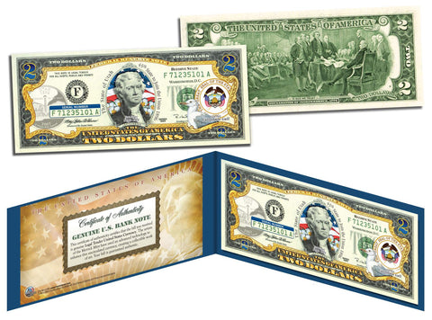TENNESSEE $2 Statehood TN State Two-Dollar U.S. Bill - Genuine Legal Tender