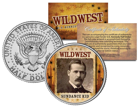 ANNIE OAKLEY - Wild West Series - JFK Kennedy Half Dollar U.S. Colorized Coin