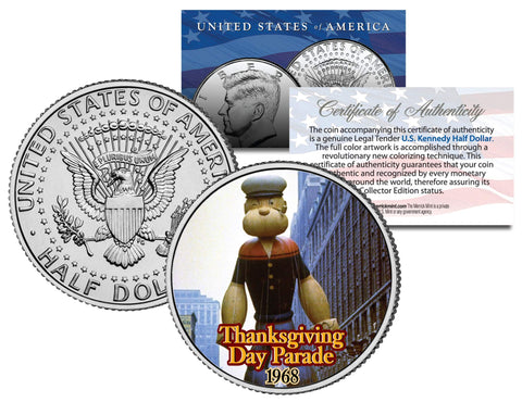 RINGLING BROS. AND BARNUM & BAILEY CIRCUS - Elephant - Colorized JFK Half Dollar U.S. Coin