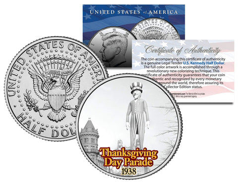 HARRY HOUDINI - Handcuff King - Colorized JFK Kennedy Half Dollar U.S. Coin