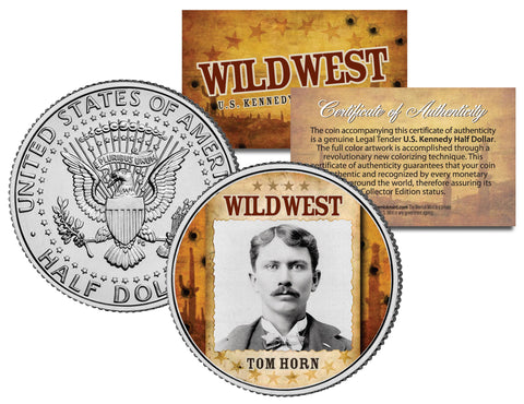 ANNIE OAKLEY - Wild West Series - JFK Kennedy Half Dollar U.S. Colorized Coin