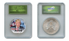 DONALD TRUMP 45th President of the United States OFFICIAL PORTRAIT 2017 1 oz. U.S. AMERICAN SILVER EAGLE in SPECIAL HOLDER