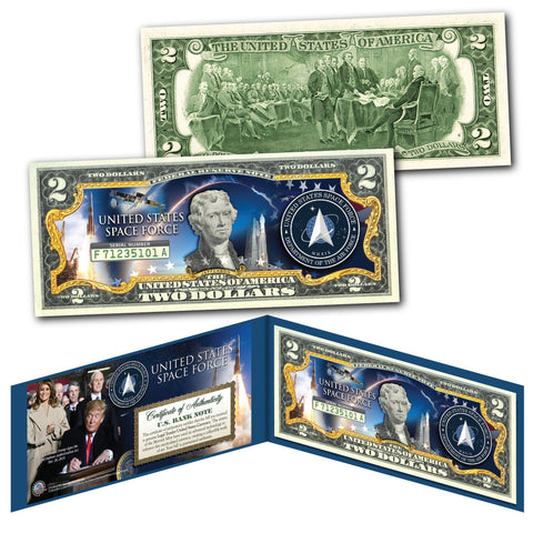 July 4th Independence Day *2-Sided* Offical Genuine Legal Tender $2 U.S. Bill