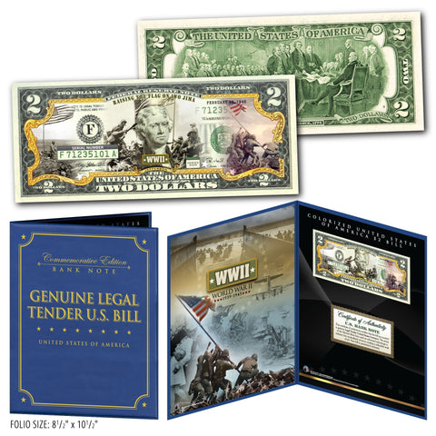United States SPECIAL FORCES Defenders of Freedom NAVY Military Branch Genuine Legal Tender U.S. $2 Bill