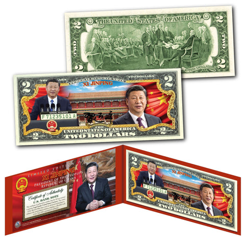 JAMES MONROE * 5th U.S. President * Colorized Presidential $2 Bill U.S. Genuine Legal Tender