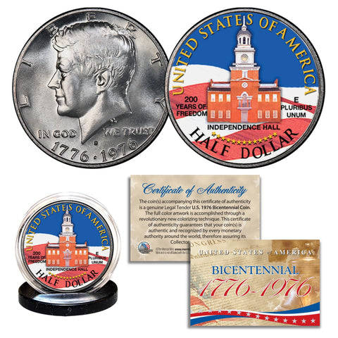 VETERANS U.S.A. Honoring all who Served Official JFK Kennedy Half Dollar U.S. Coin