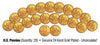 Lot of 20 LINCOLN BICENTENNIAL 2009 Pennies US Coins 24K Gold Plated PROFESSIONAL