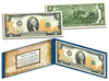 WORLD TRADE CENTER 9/11 WTC U.S. $2 Bill - Statue of Liberty - Laser Line GOLD LEAF - Legal Tender
