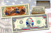 STARS & STRIPES FLAG HOLOGRAM Legal Tender U.S. $2 Bill Currency with COLORIZED Reverse - Limited Edition