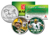 BRETT FAVRE - 3-Time MVP & All-Time Great - Wisconsin State Quarters US 2-Coin Set - Officially Licensed