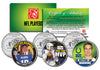 PEYTON MANNING - Draft Pick & MVP - Colorized Indiana State Quarters US 3-Coin Set - Officially Licensed