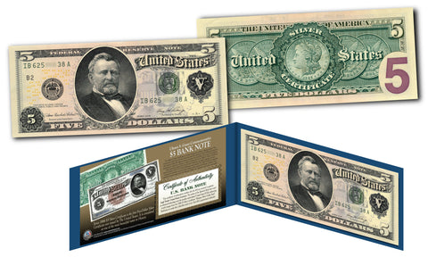 1882 Series Andrew Jackson $10,000 Gold Certificate designed on a New Modern Genuine U.S. $2 Bill