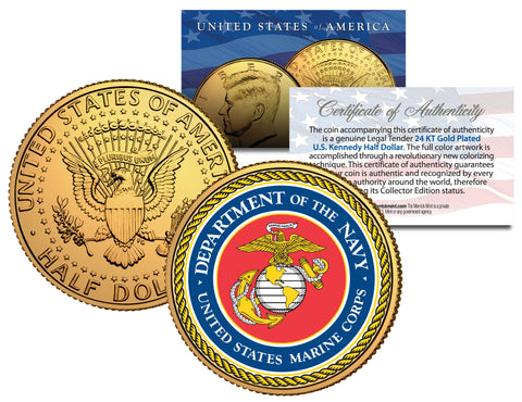 Gold Plated Bicentennial JFK Half Dollar Wreath Ornament Gold Plated Bicentennial JFK Half Dollar Wreath Ornament