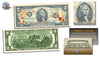 BARACK OBAMA - Inauguration - $2 Bill U.S. Legal Tender GOLD LEAF Laser Line