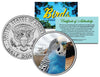 BLUE PARAKEET Collectible Birds JFK Kennedy Half Dollar Colorized US Coin