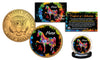 Chinese Zodiac PolyChrome Genuine Legal Tender JFK Kennedy Half Dollar 24K Gold Plated U.S. Coin - HORSE