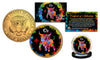 Chinese Zodiac PolyChrome Genuine Legal Tender JFK Kennedy Half Dollar 24K Gold Plated U.S. Coin - OX