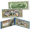 American CIVIL WAR Confederate Union Generals and Commanders Genuine Legal Tender U.S. $2 Bill (Lincoln, Lee, Grant, Davis)
