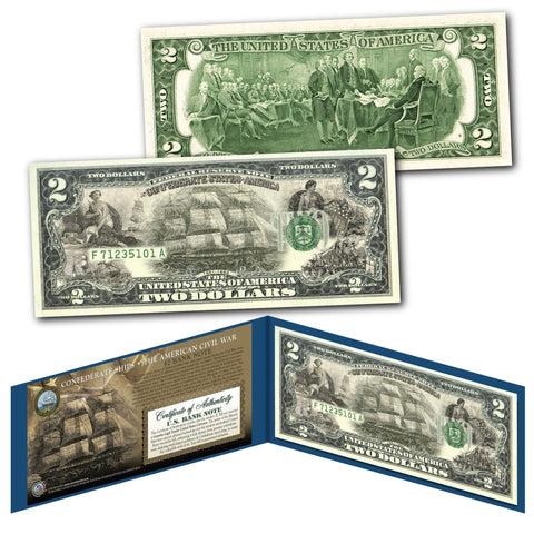 GERMANY - Official Flags of the World Genuine Legal Tender U.S. $2 Two-Dollar Bill Currency Bank Note