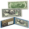 CONFEDERATE RAILROADS Currency of The American Civil War Genuine Legal Tender on New $2 U.S. Bill