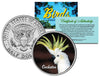 COCKATOO Collectible Birds JFK Kennedy Half Dollar Colorized US Coin