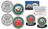 FATHERS DAY 2016 United States Armed Forces Military 2-Coin U.S. JFK Kennedy Half Dollar Set - NAVY