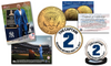 DEREK JETER Retirement Issue - TOPPS NOW Monument Park Trading Card with EXCLUSIVE #2 Yankees Pinstripe Captain 24K Gold Plated JFK Half Dollar U.S. Coin