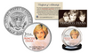PRINCESS DIANA 1997-2017 20th ANNIVERSARY Official JFK Kennedy Half Dollar U.S. Coin - Portrait