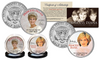 PRINCESS DIANA 1997-2017 20th ANNIVERSARY Official U.S JFK Kennedy Half Dollar 2-Coin Set - Crown
