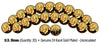 Lot of 20 Dimes Uncirculated U.S. Coins GENUINE 24K GOLD PLATED Ten Cents