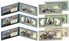EDUCATIONAL SERIES 1896 Designed NEW U.S. Bills - Genuine Legal Tender Modern U.S. $1, $2, & $5 Banknotes - Set of All 3