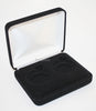 Lot of 5 Black Felt COIN DISPLAY GIFT METAL BOX holds 2-IKE or Silver Eagle ASE