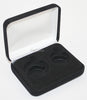 Lot of 5 Black Felt COIN DISPLAY GIFT METAL BOX for 1-Quarter plus 1-Half Dollar