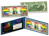 Gay Pride MARRIAGE EQUALITY Colorized $2 Bill U.S. Genuine Legal Tender - Supreme Court Ruling 6/26/2015