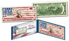 GOD BLESS AMERICA U.S.A. Genuine Legal Tender U.S. Flag Day Official $2 Bill with Premium Display Folio & Certificate of Authenticity