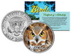 GREAT HORNED OWL Collectible Birds JFK Kennedy Half Dollar Colorized US Coin