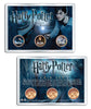 Harry Potter DEATHLY HALLOWS Great Britain Half Pennies 3-Coin Set with 4x6 Display
