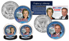 HILLARY CLINTON & TIM KAINE Democrat 2016 Presidential Official U.S JFK Kennedy Half Dollar 2-Coin Set - CLINTON/KAINE