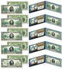 1914 Federal Reserve Notes Hybrid Commemorative - Complete Set of 5 Modern $2 Bills ($5, $10, $20, $50, $100)